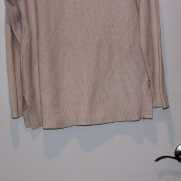 Talbots Cream Sweater Lambswool Blend Women size Large - Picture 3 of 10